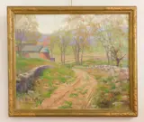 Kate A. Williams, Road in Landscape, oil on canvas