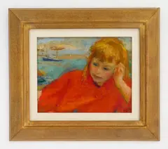 Robert Phillip, Shelly, oil on panel, 1940