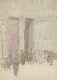 Frank N. Wilcox, Porte de Notre Dame
