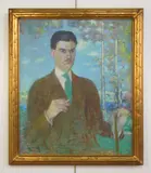 Ora Coltman, Portrait of De Forest Mellon, oil on canvas, 1922