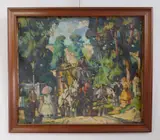 Frank N. Wilcox, The Stagecoach Arrives