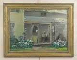 Frank N. Wilcox, The Old Homestead, oil on panel, 1947