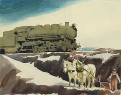 Paul Ulen, Untitled, watercolor on illustration board