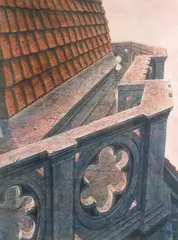 Impressions: Europe by George Kozmon, acrylic on paper, 1985, offered Mar 2024