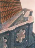 George Kozmon, Impressions: Europe, acrylic on paper, 1985