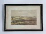 William Simpson, The artwork titled "Distant View of Lord Raglan's Head Quarters before Sebastopol" is a historical, lithograph depicting a key moment from the Crimean War (1853–1856). Lord Raglan