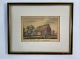 Titled "The Town Hall, Colchester by 19th century English Illustrator J. Rouse Fulham. Medium: Hand colored by J. Rouse Fulham, lithograph Dimensions: H:10in L:12in, offered Jul 2026