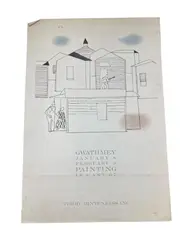 Robert Gwathmey Gallery: Terry Dintenfass Inc., Untitled, Lithographic exhibition poster on paper