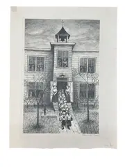 Description An evocative mid-century original by Howard Baer, lithograph, offered Jul 2026