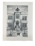 Description An evocative mid-century original by Howard Baer, lithograph, offered Jul 2026