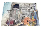 Untitled by Donald Pierce, [Insert Medium, e.g., Casein on Masonite / Oil on Paper], offered Jul 2026