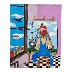 Untitled by Illusion by Tommy, acrylic on canvas, offered Jul 2026