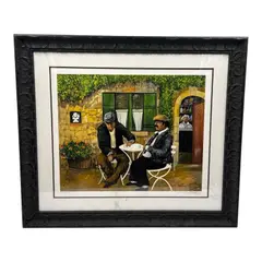 Guy Buffet, Untitled, serigraph framed 35/595