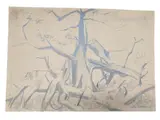 Drawing, by Shattered Timber by Anton Refregier, Graphite, offered Jul 2026