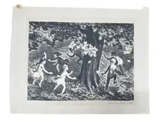 Lawrence Beall Smith, Untitled, Original Lithograph on paper