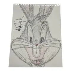 Michael Jackson, "Bugs Bunny", Graphite, colored pencil, and crayon on paper