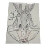 Michael Jackson, "Bugs Bunny", Graphite, colored pencil, and crayon on paper