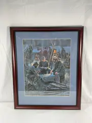 Mort Künstler, Letter from home by American artist Mort Kunstler, Lithograph