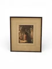 Untitled by Old Doorway San Jose, etching by a f mettell, offered Jul 2026