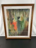Original artwork by Swedish artist Carl Klyberg, initialed C.K on the bottom left. Medium: by Carl Klyberg, Oil on canvas Dimensions: H:31in L:24in approx, offered Jul 2026