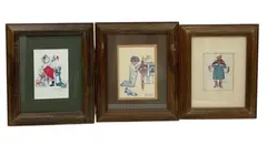 Untitled by Norman Rockwell, Lithographic prints Framing: Matching wood frames, offered Jul 2026