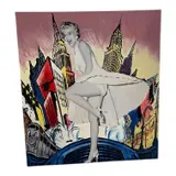 Steve Kaufman, Marilyn in New York, Oil and silkscreen on canvas