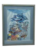 Guy Harvey, Untitled (Dolphins and Eagle Ray Reef), Offset Lithograph on Paper