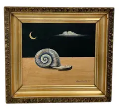 Gertrude Abercrombie, Snail Woman, 1967, Oil on masonite