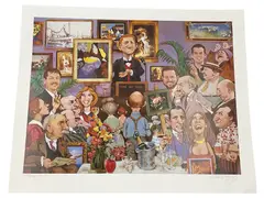 Charles Bragg, Untitled, lithograph roman numeral edition w/ coa