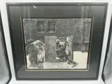 Description: One of a kind drawing by Russian/Israeli artist Josef Jackerson, originally purchased at Nakhamkin Galleries in New York City. Medium: by Josef Jackerson, Charcoal/Graphite drawing Dimensions: H:48.5in x L:43.5in, offered Jun 2026