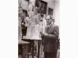 Ritratto di Perelman 1950 circa by Germaine Nordmann, 1902, vintage gelatin-silver print on paper, offered Jun 2017