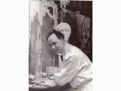 Ritratto di André Del Debbio 1950 circa by Germaine Nordmann, 1902, vintage gelatin-silver print on paper, offered Jun 2017