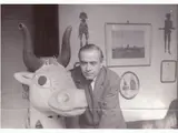 Ritratto di Jean-Denis Malclés 1950 circa by Germaine Nordmann, 1902, vintage gelatin-silver print on paper, offered Jun 2017