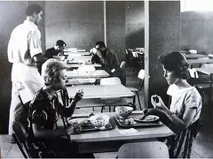 Carlo Cisventi, Mensa 1970, vintage gelatin-silver print on baryta paper