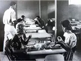Carlo Cisventi, Mensa 1970, vintage gelatin-silver print on baryta paper