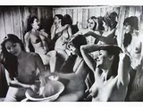 Sauna in un villaggio russo 1981 by Sergei Vasiliev, vintage gelatin-silver print credit stamp and signed on verso, offered Jun 2017