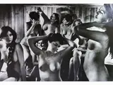 Sauna in un villaggio russo 1981 by Sergei Vasiliev, vintage gelatin-silver print credit stamp and signed on verso perfect condition, offered Jun 2017