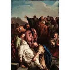 Enrico Scuri, Tumulazione di Maria Vergine, oil on canvas
