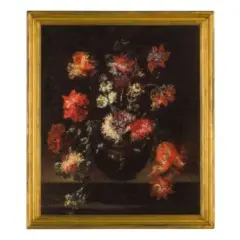 Vaso fiorito by Margherita Caffi, oil on canvas applicata on compensato, offered Jun 2020