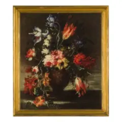 Vaso fiorito by Margherita Caffi, oil on canvas, offered Jun 2020