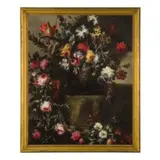 Vaso fiorito by Giuseppe Volò detto Giuseppe Vicenzino, oil on canvas, offered Jun 2020