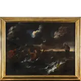 La chiamata dei Santi Pietro e Andrea by Giovanni Andrea de Ferrari, oil on canvas, offered Jun 2020