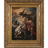 Paolo de Matteis, Battesimo di Cristo, oil on canvas