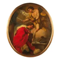 Antonio Balestra, Il pentimento di Davide / Il giudizio di Salomone, oil on canvas