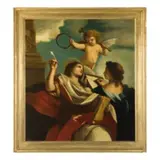 L'armonia tra storia e poesia by Giovanni Francesco Romanelli, oil on canvas, offered Jun 2020