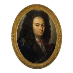 John Closterman, Ritratto di gentiluomo, oil on panel a forma convessa