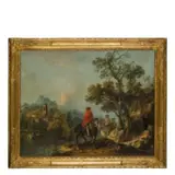 Francesco Zuccarelli, Paesaggio con cavalieri