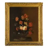 Andrea Scacciati II, Vaso fiorito, oil on canvas