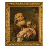 Giambattista Pittoni, San Giuseppe col Bambino, oil on canvas