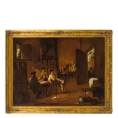 Pieter de Bloot, Scena di osteria, oil on canvas